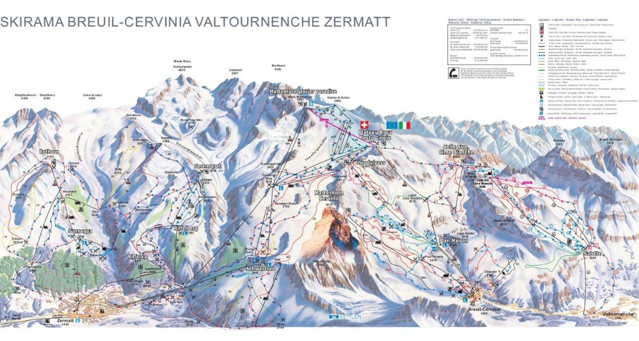 Hotel Meuble Meridiana Valtournenche Eksteriør bilde